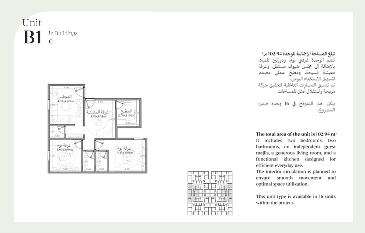  شقة رقم 2(2/أ) عمارة رقم 12